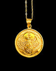 Scarab Disk Amulet